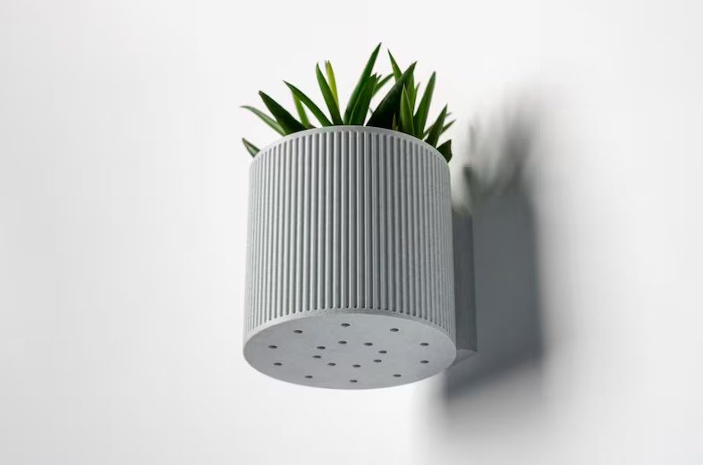 white planter