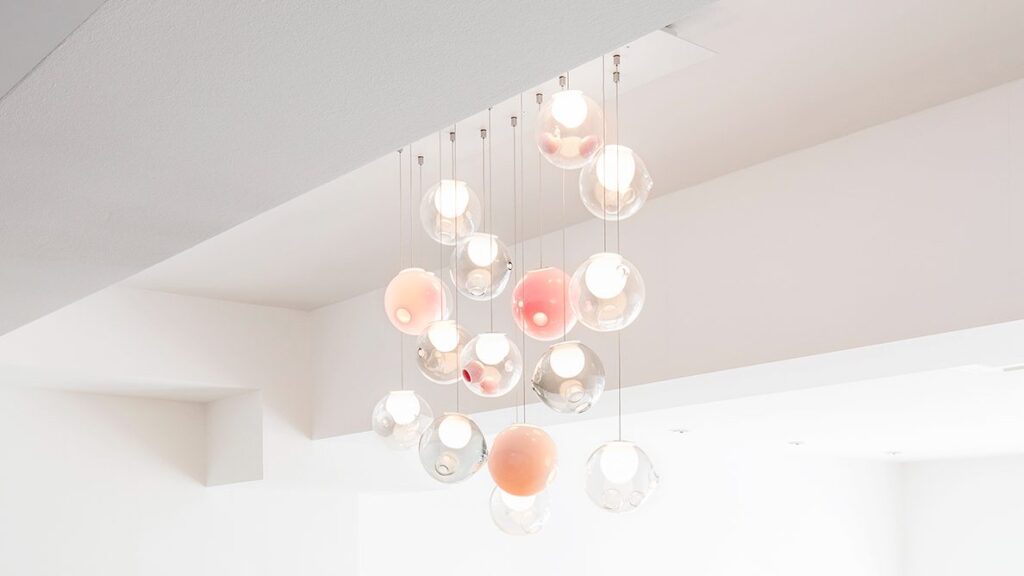 28 Random Suspension Lamp by Bocci
