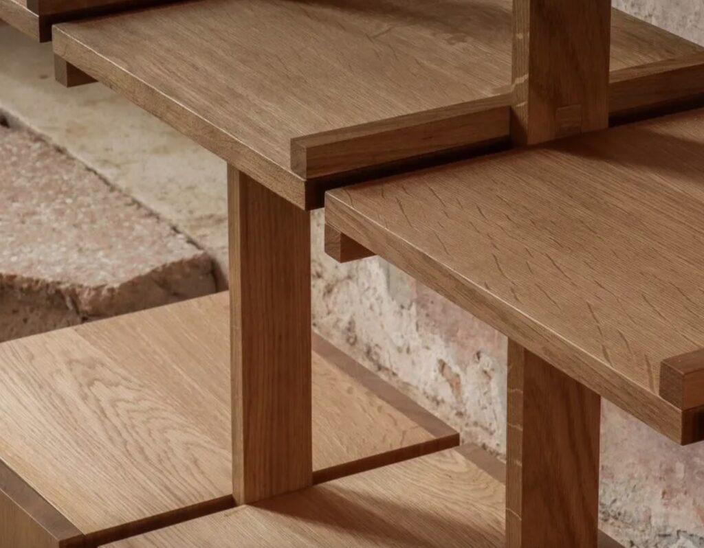 detail showing excellent wood joinery