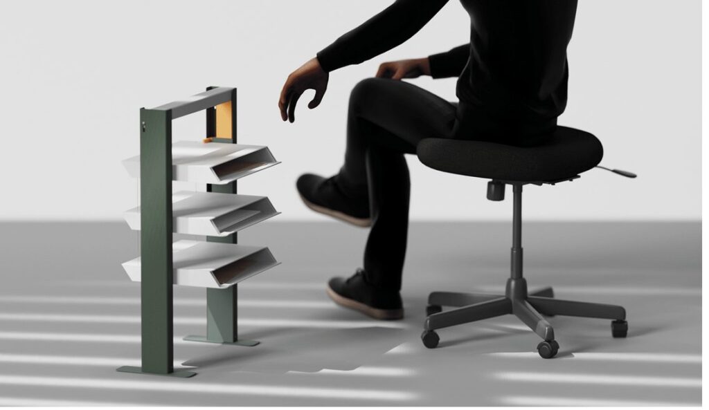 Cortina Tab Organizer in use