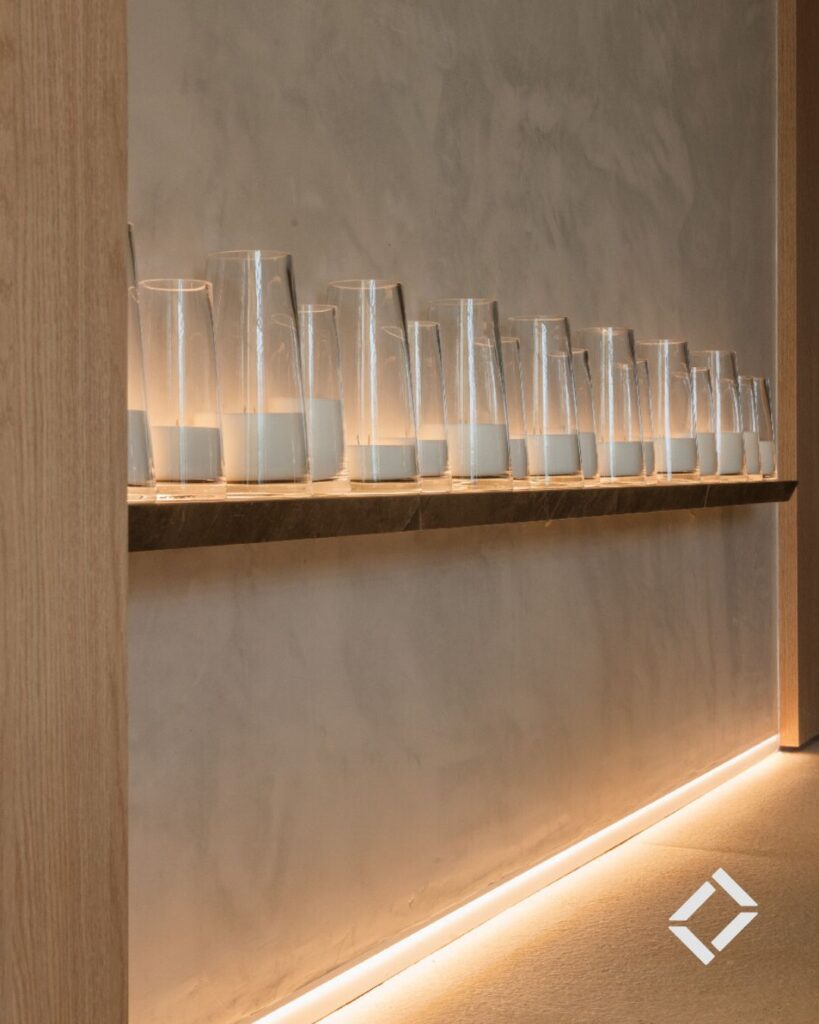 Recessed LED lighting design from Santa Luzia
