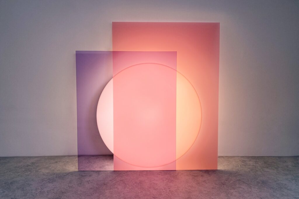 LUNE floor lamp Sunset