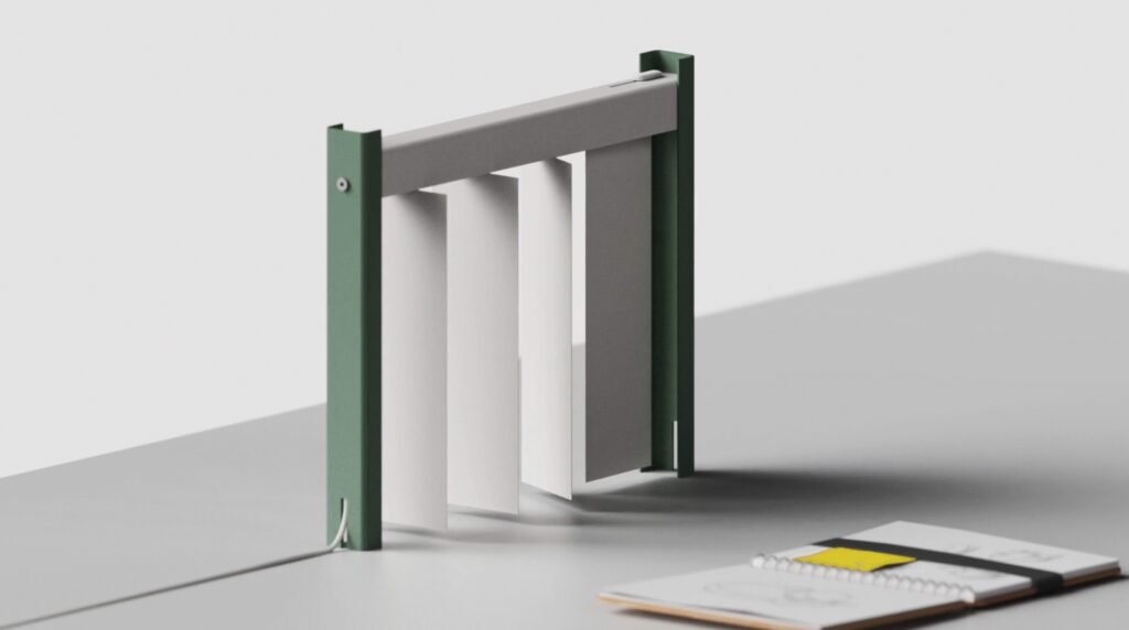 Cortina Peep Wall with shifting blades