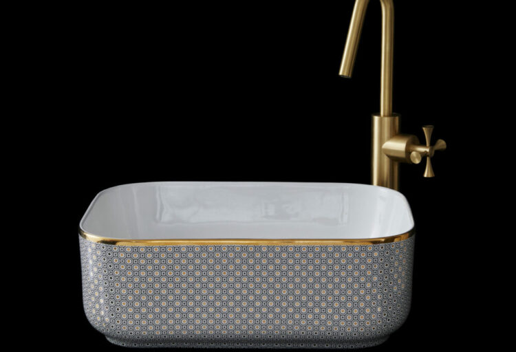 Madison basin with tap off to side