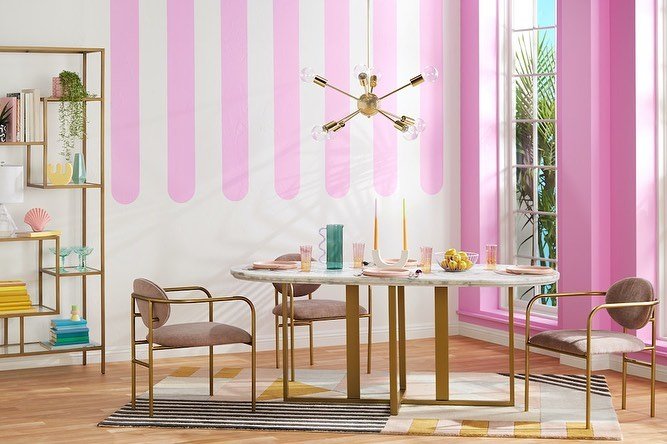 Juniper Soleil Dining Chair from the Barbie x Joybird Collaboration 