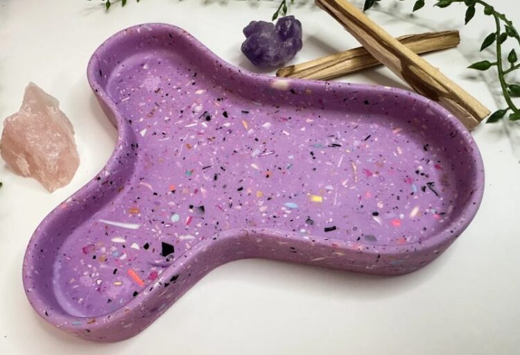 Whimsical Jesmonite Tray