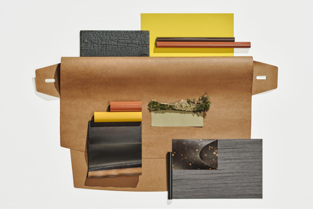 Paper Shell paper rolls in different colors