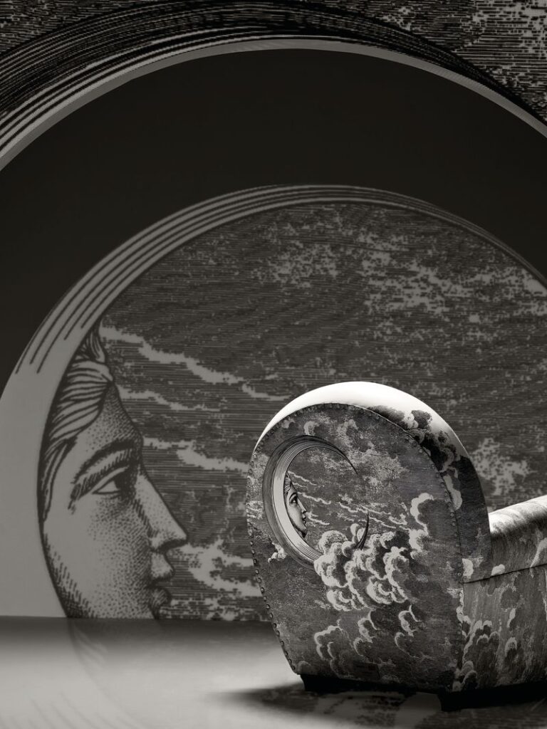 Fornasetti x Poltrona Frau armchair
