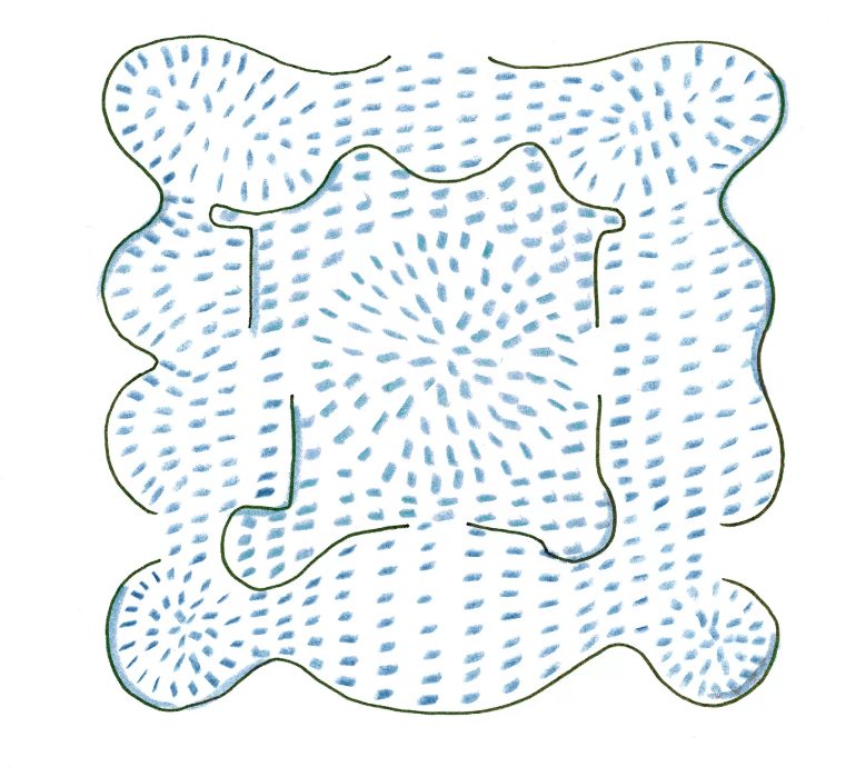 drawing of Kohler booth design
