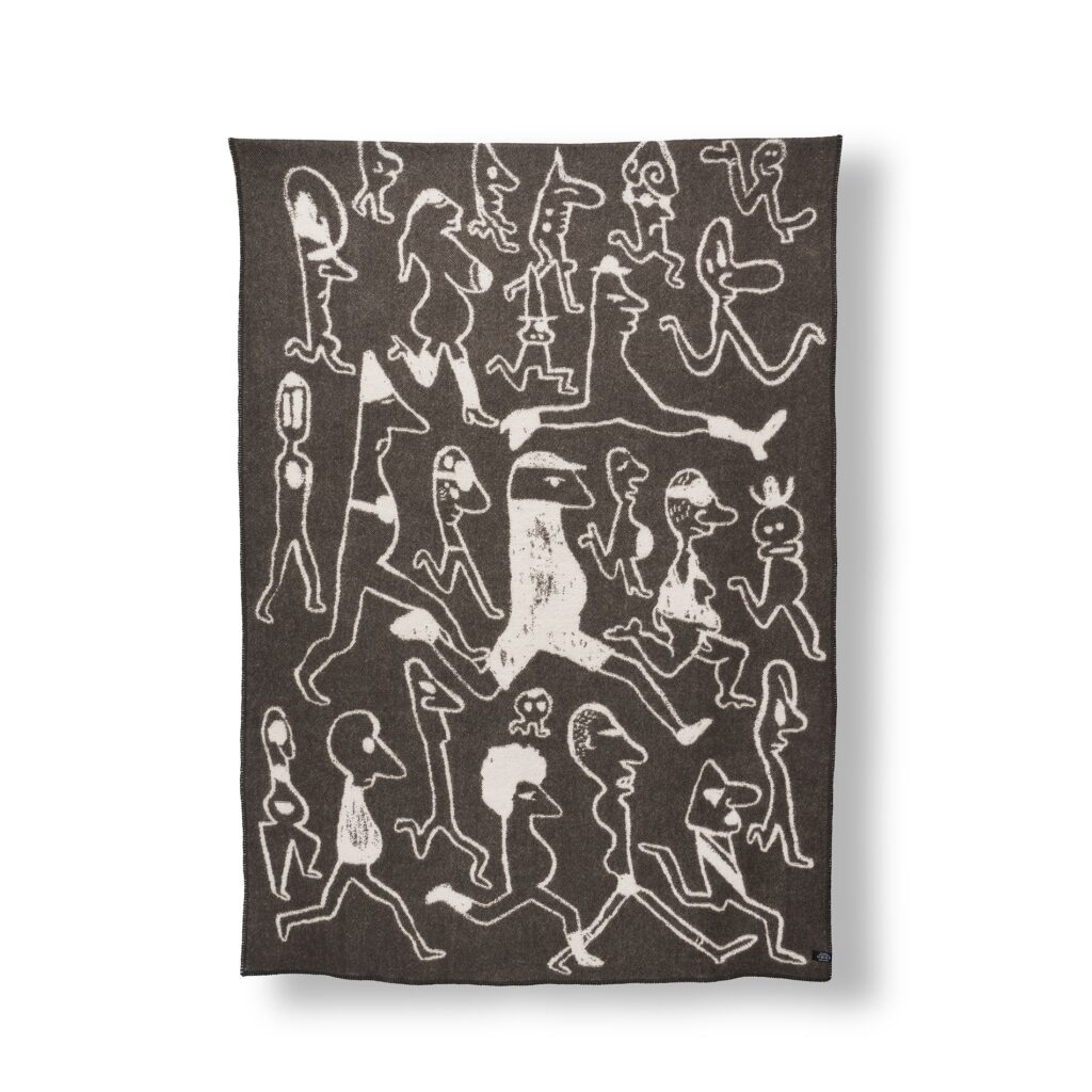 LSD Marathon rug in black