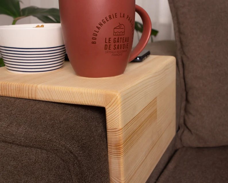 Sofa Arm Table by PUFFYO