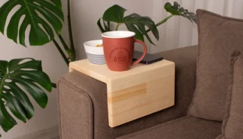 Sofa Arm Table by PUFFYO