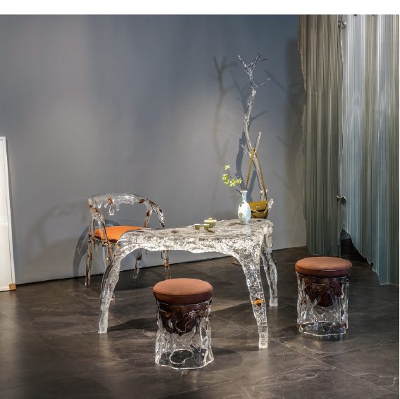 Lingering table by Gordon Gu
