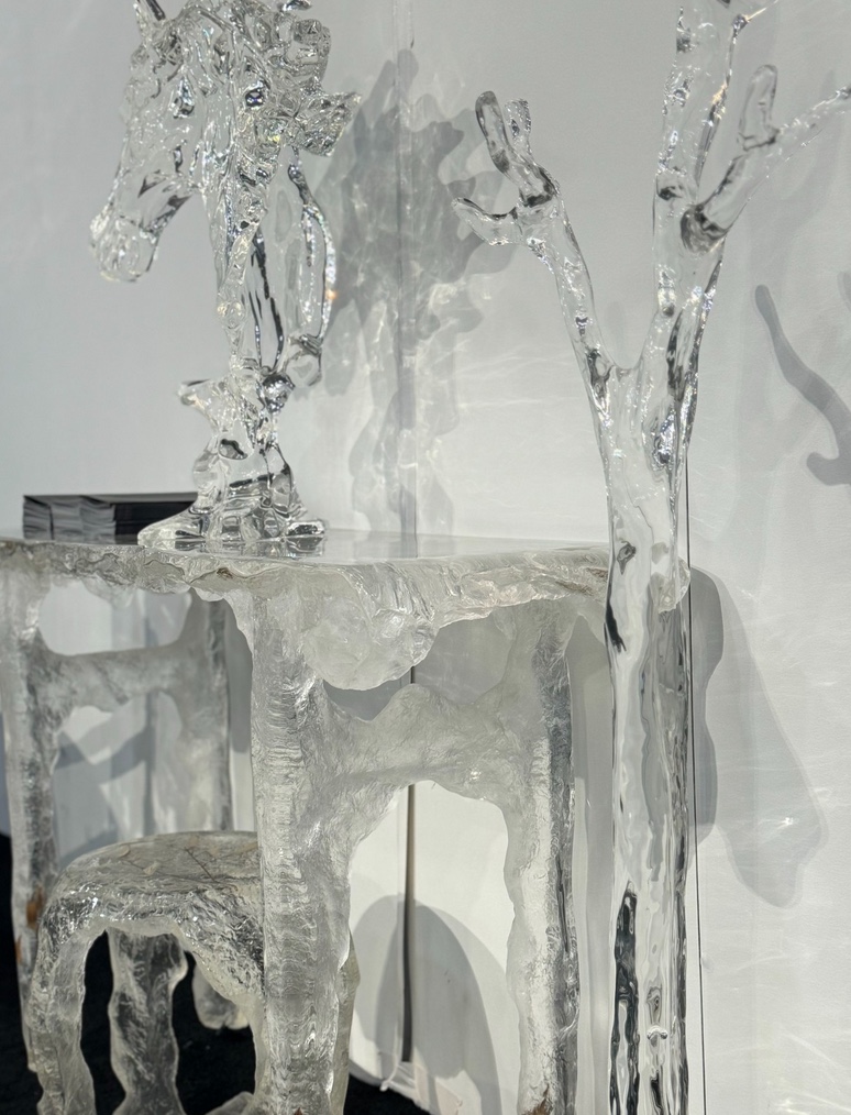 ICFF 2024: Gordon Gu Crystal Tables ICFF 2024: Gordon Gu Crystal Tables