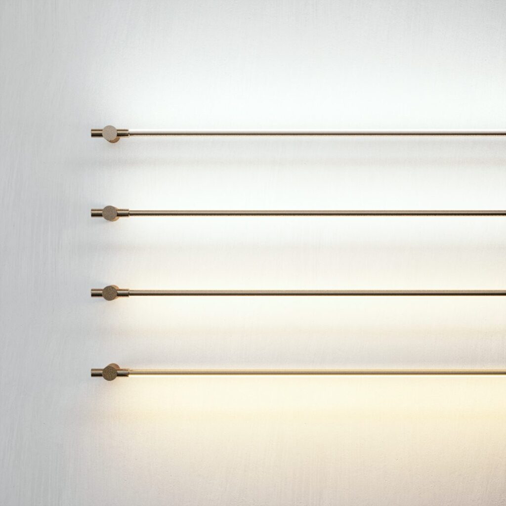 Brass elements from Juniper lighting system