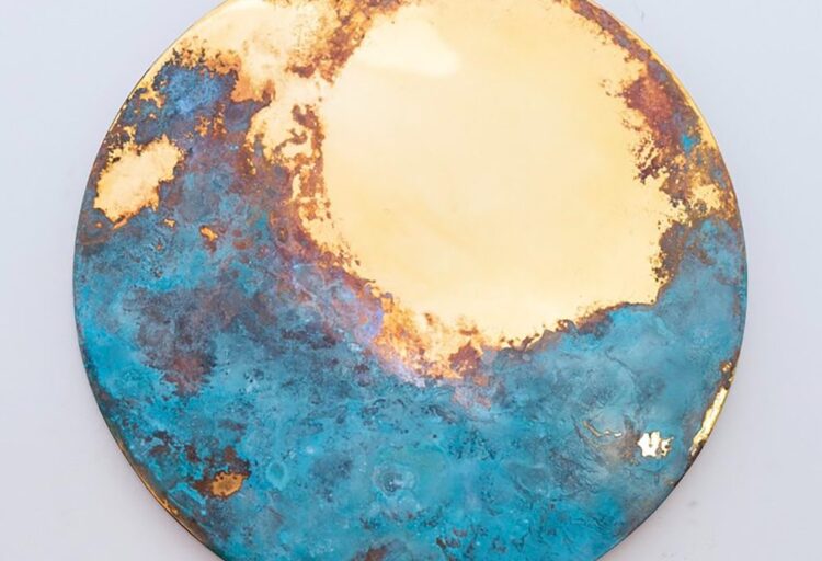 Verdigris Patina Mirror