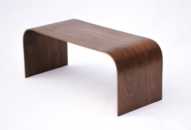 Walnut and Brass desk