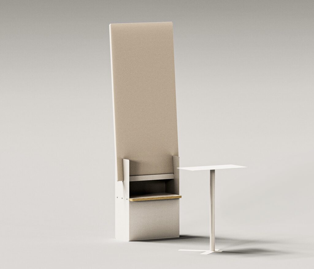 Manito Whiteboard Table + Cross
