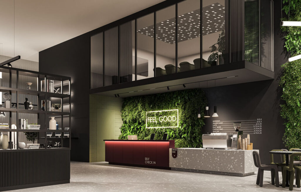 NeoCon 2024: Intra Lighting’s Acoustic Pyrymyd