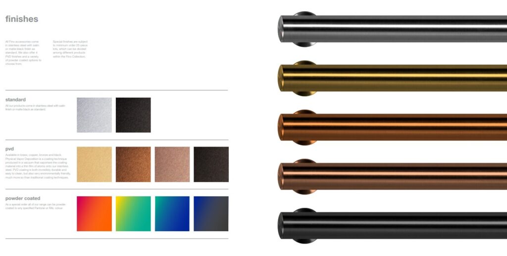 Fino Collection finishes