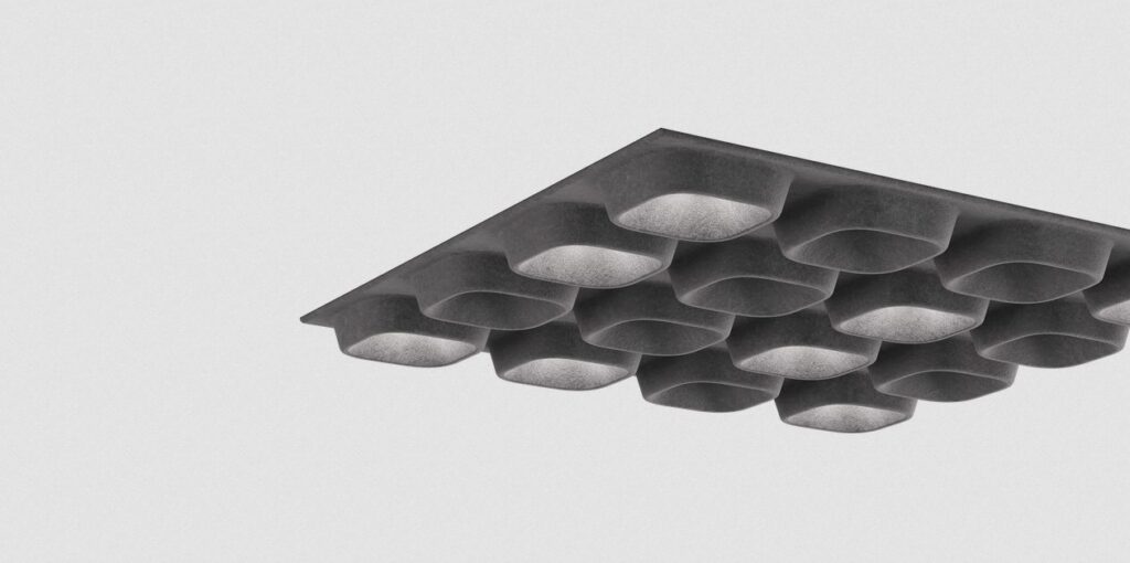 Grey panels of Pyrymyd