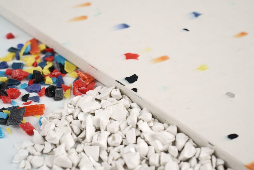 Good Plastic Company panel detail with component elements