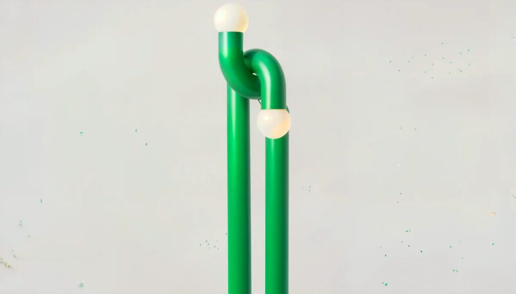 Him Green Lamp by Maison Figueras