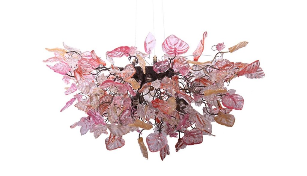 Yehuda Ozan Leaf and Flower Chandelier Yehuda Ozan Leaf and Flower Chandelier