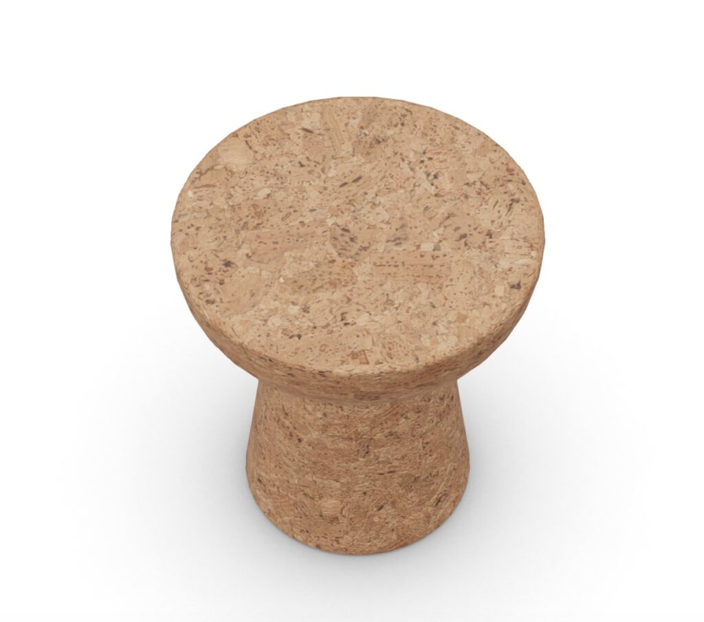 Top view cork stool