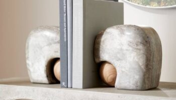 The Flintstones Book Club: Melt Bookends by Arteriors x Workshop/APD