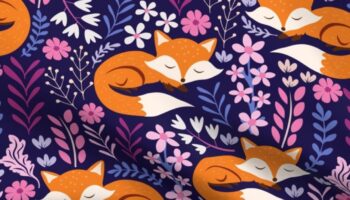 Sleepy Fox Sweet Dreams