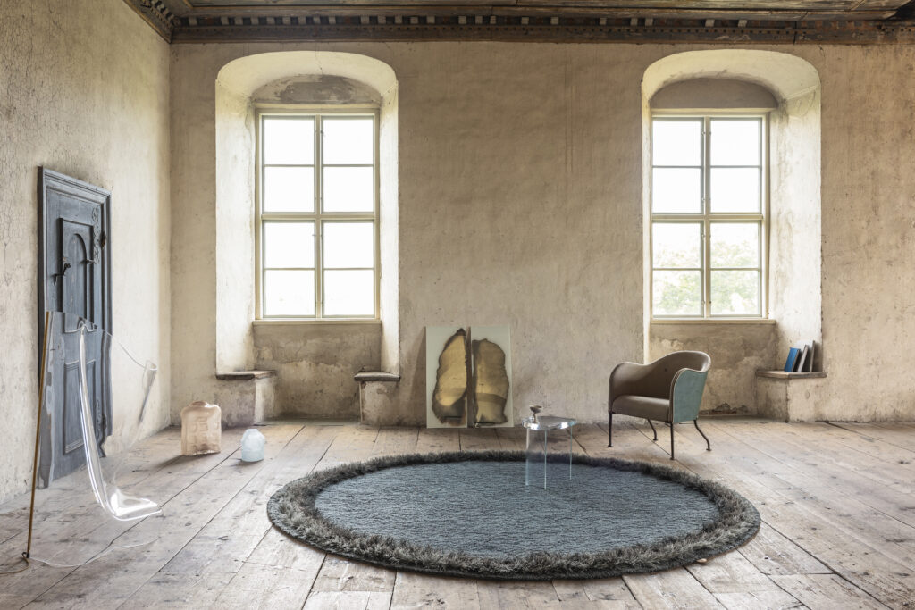 Feather rug by Kasthall colors
