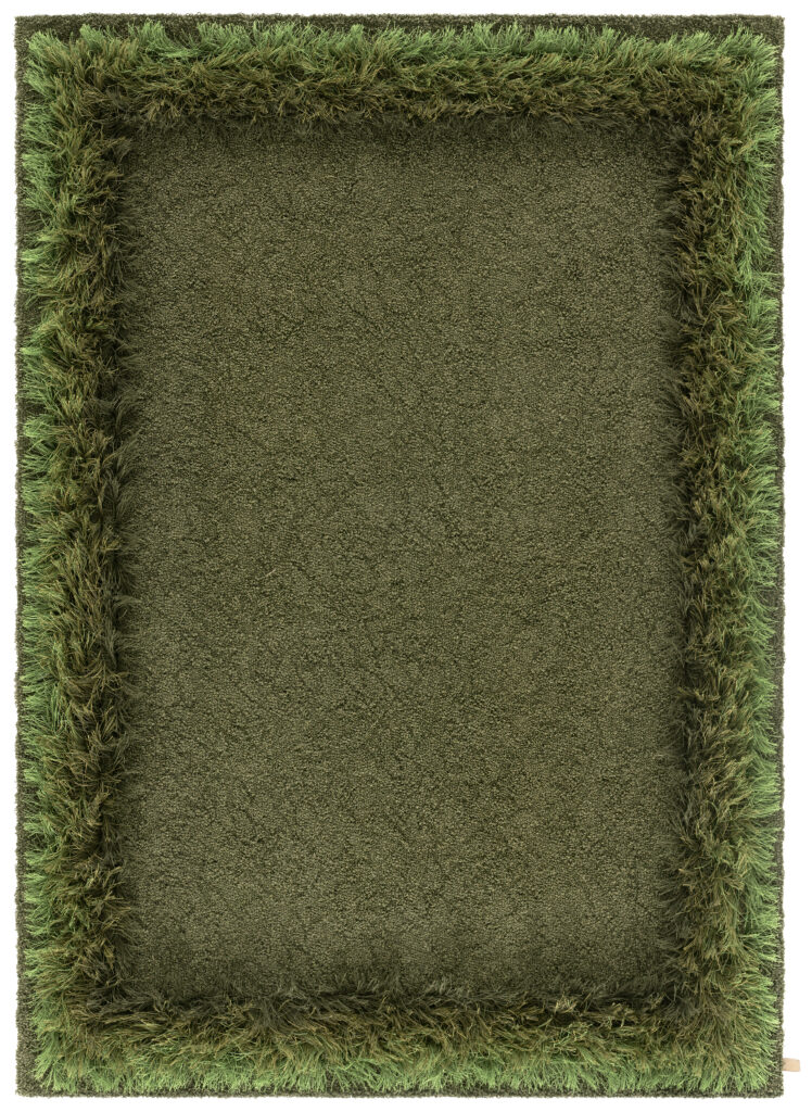 Feather rug by Kasthall in Parakeet