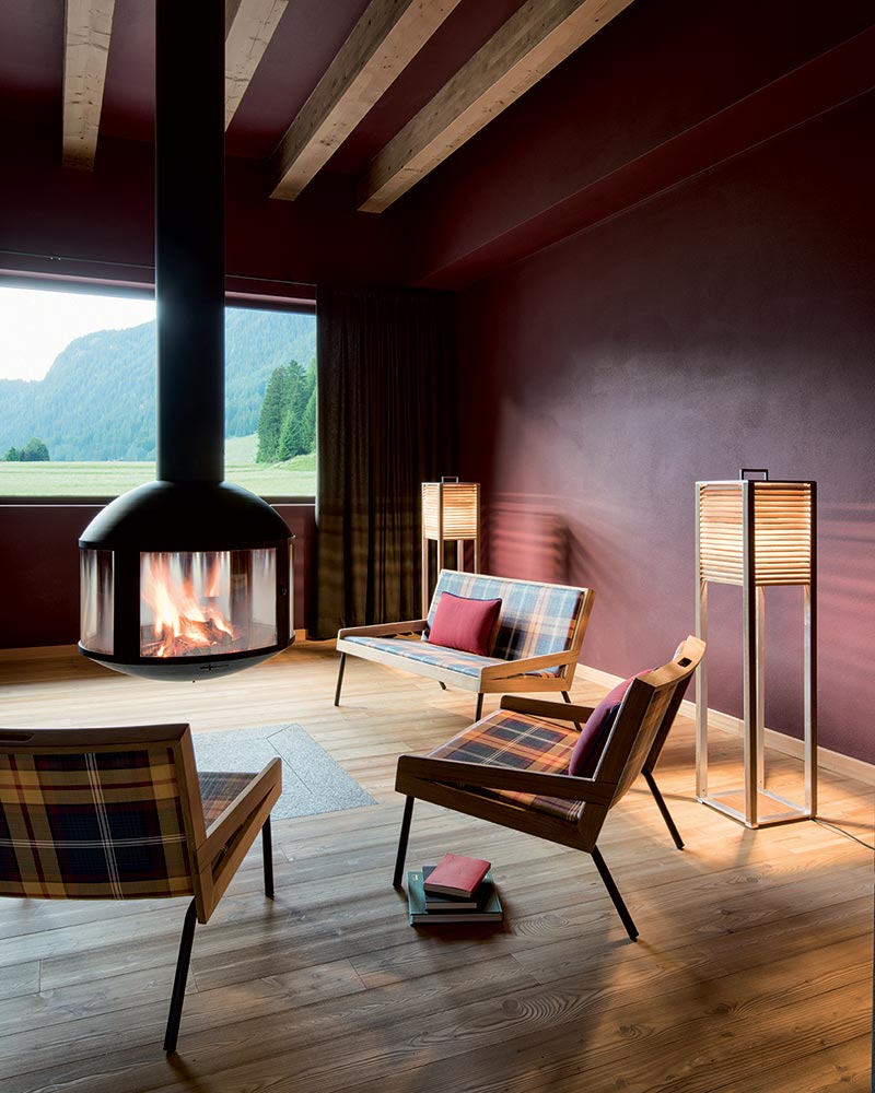 Allaperto outdoor collection in Tartan