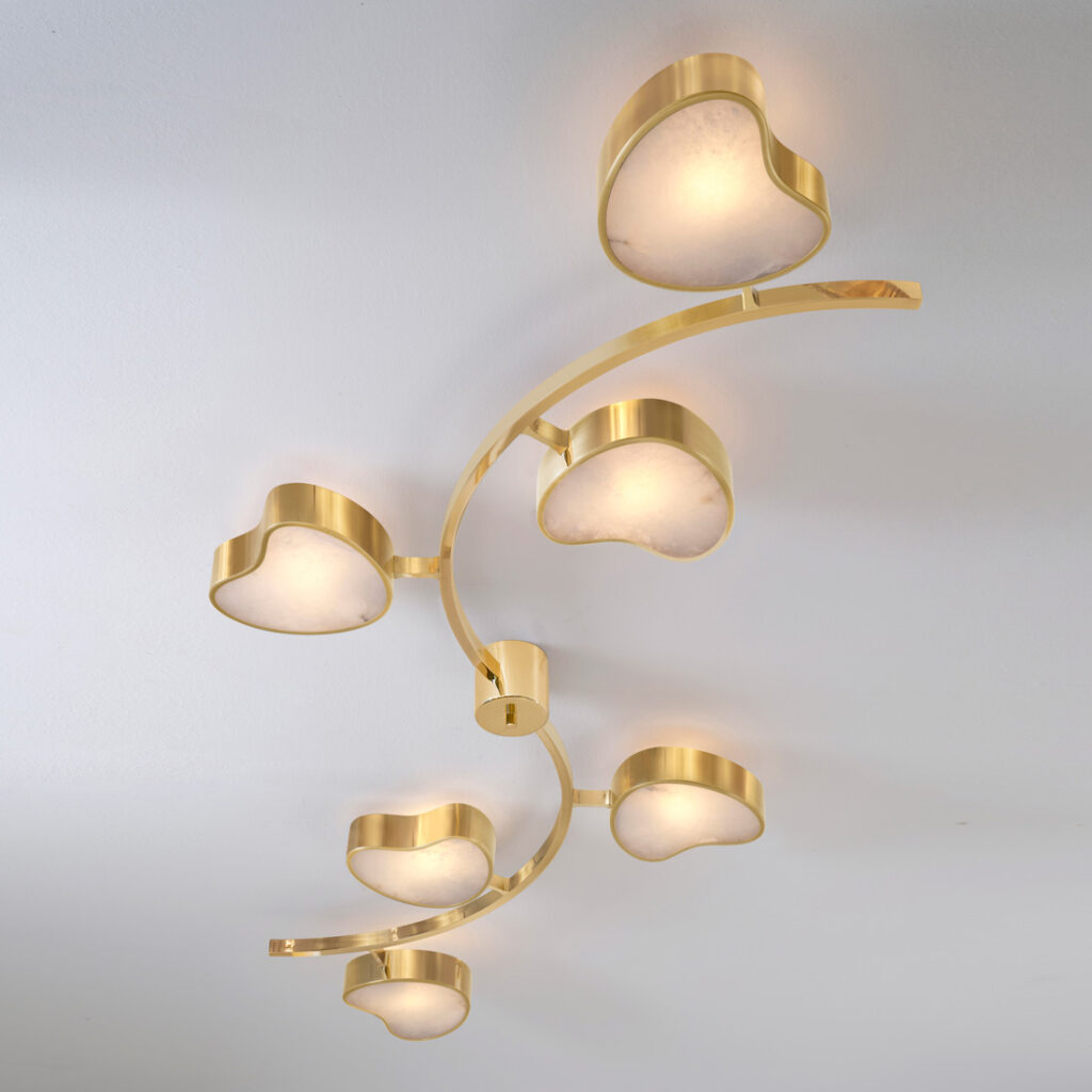 Cuore N. 6 ceiling light