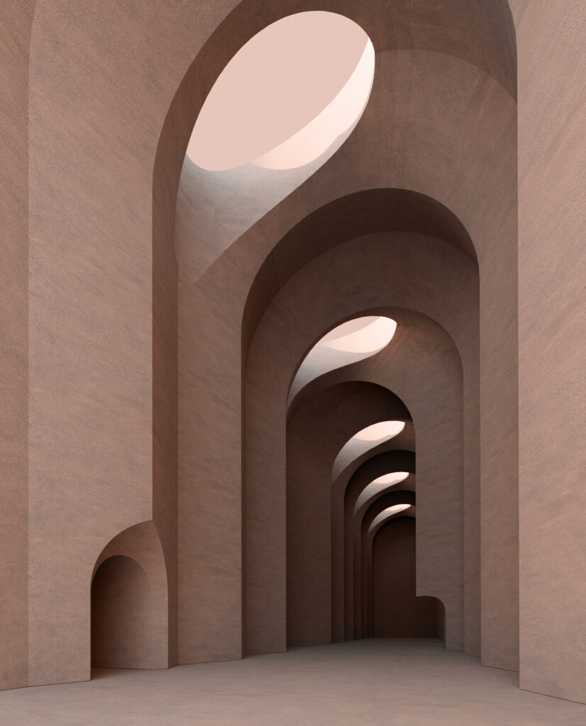 building in Pantone Color of the Year 2025, Mocha Mousse
