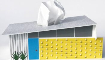 Sneezing Is So Midcentury! Tissue Box Covers by Kirkland Museum
