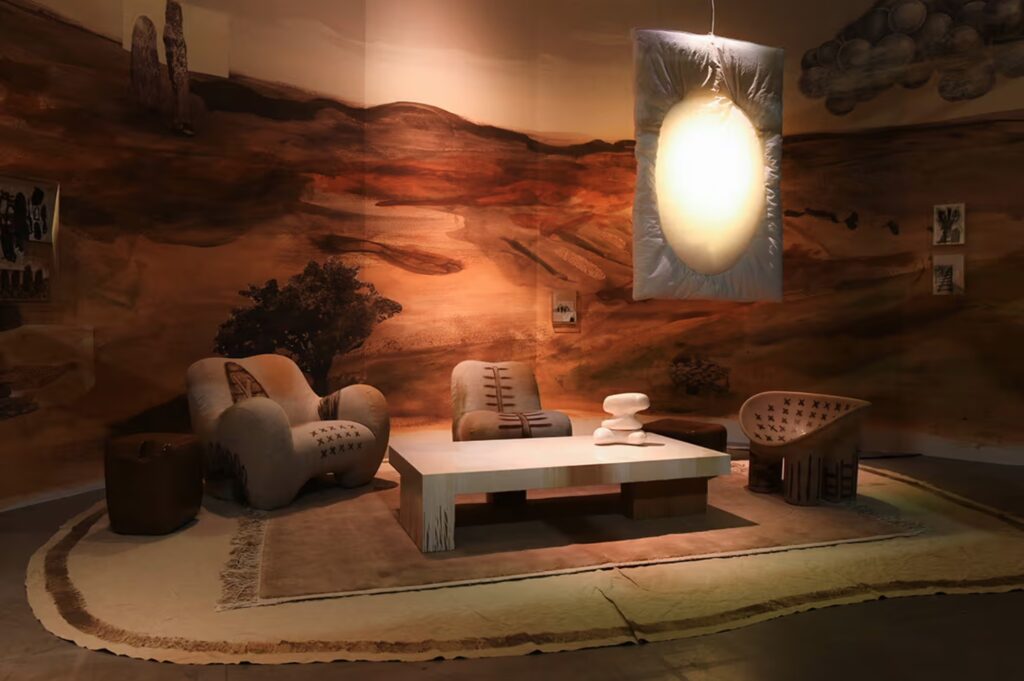 More Toogood furniture with desert like patterns and colors