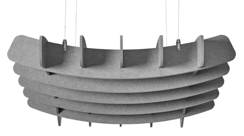 Kirei Pizzelle ceiling baffle