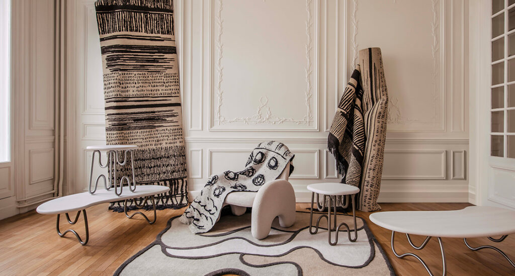 Surrealist furnishings and rugs by Faye Toogood