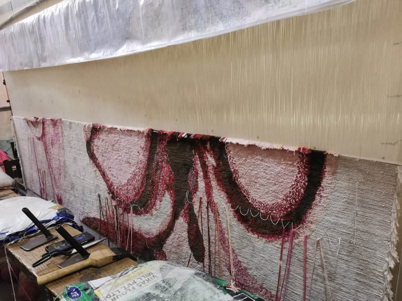 Bloody Rug in production