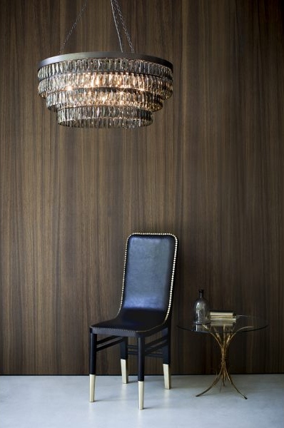 Smoke Crystal Chandelier
