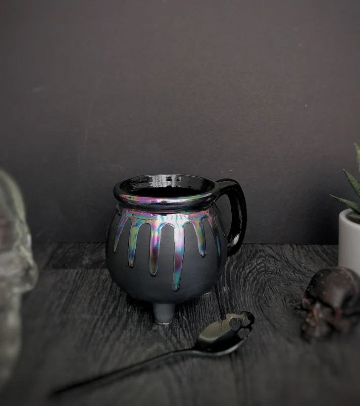 Oil Slick Cauldron Mug