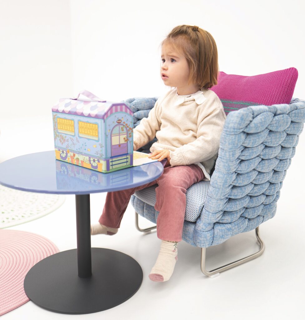 Toddler seated in Ami Chair