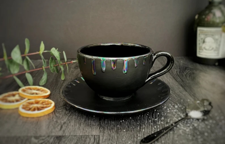 Oil Slick Cappuccino Cup