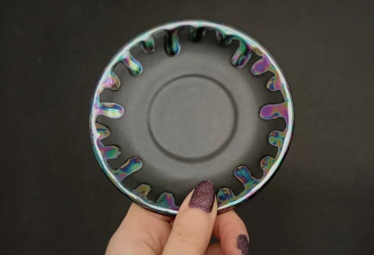 Oil Slick Saucer