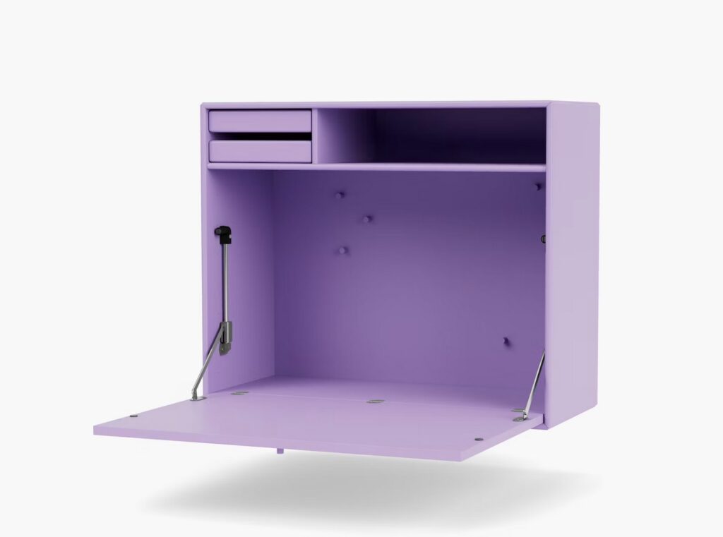 Secretary on wall 