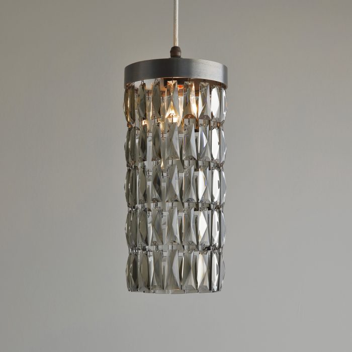 Smoke Crystal Maxi Pendant
