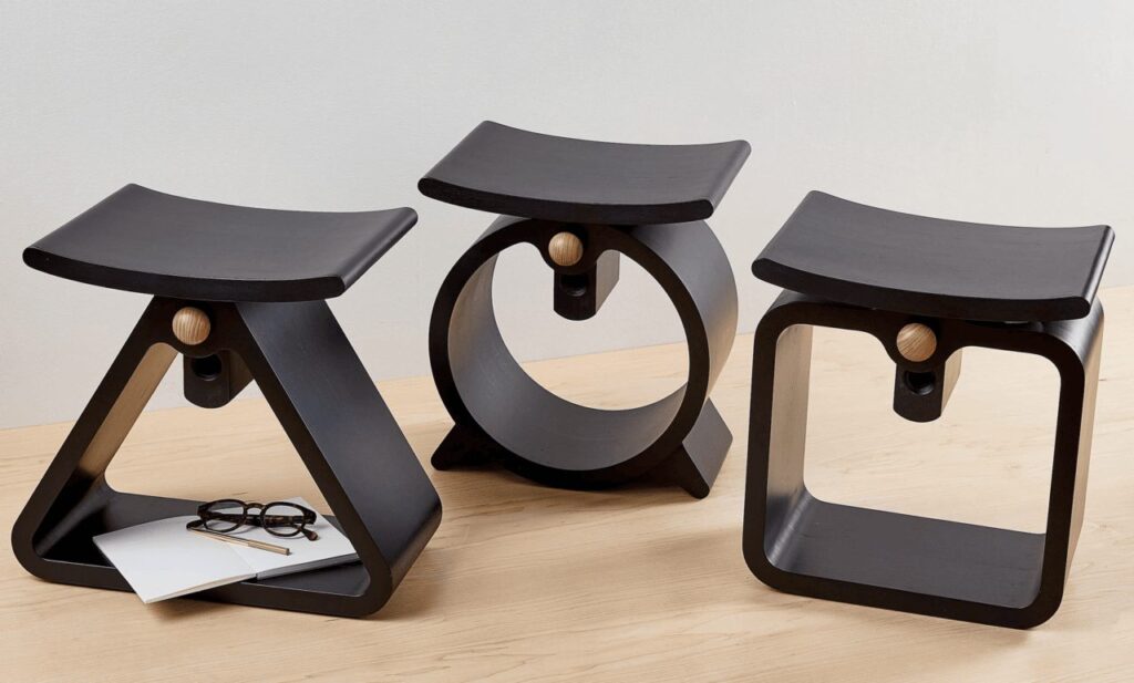 Watatu Stools by Jomo Tariku