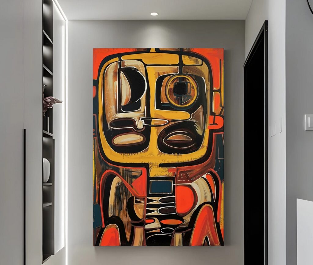 African-Influenced Paintings by Nikss Art